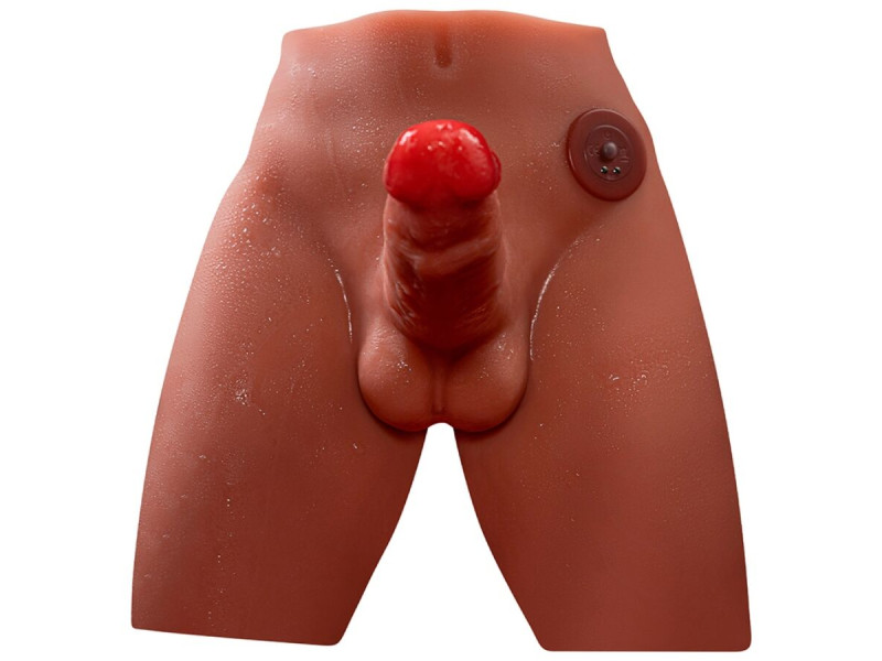 XISE - JASON REALISTIC DILDO MASTURBATOR WITH THRUSTING AND VIBRATION 17 CM