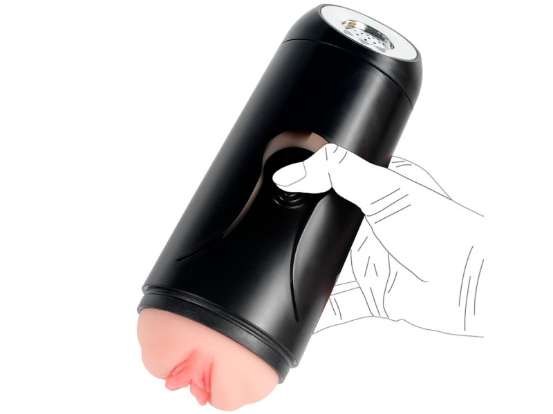 SHEQU - FANNY VAGINA MASTURBATOR WITH VIBRATION