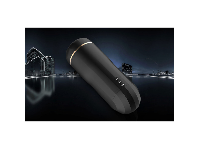 SHEQU - SNOW VAGINA MASTURBATOR WITH VIBRATION AND STIMULATING WAVES