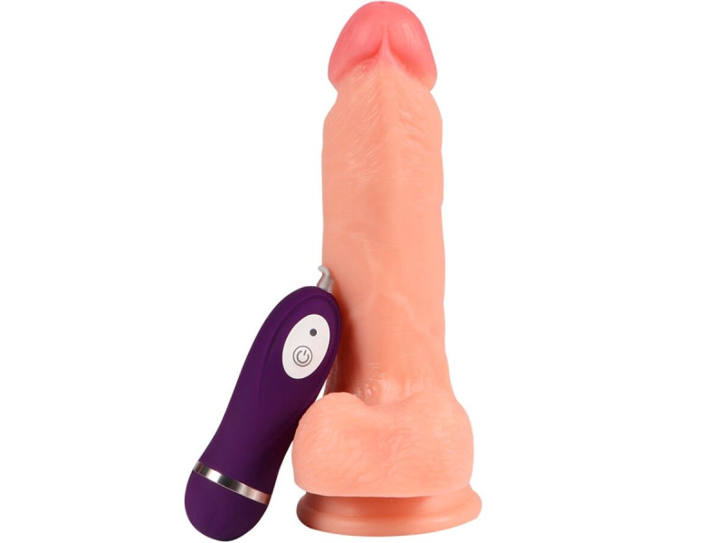 SHEQU - IRON DRAGON VIBRATOR DILDO WITH REMOTE CONTROL 17.5 CM