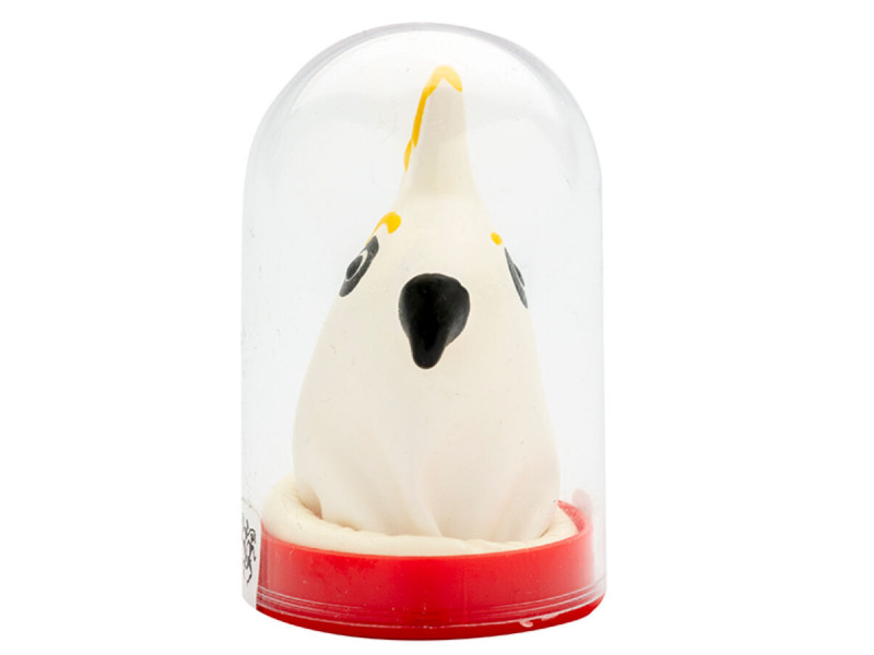CONDOMERIE - HANDPAINTED NOVELTY CONDOMS PARROT WHITE