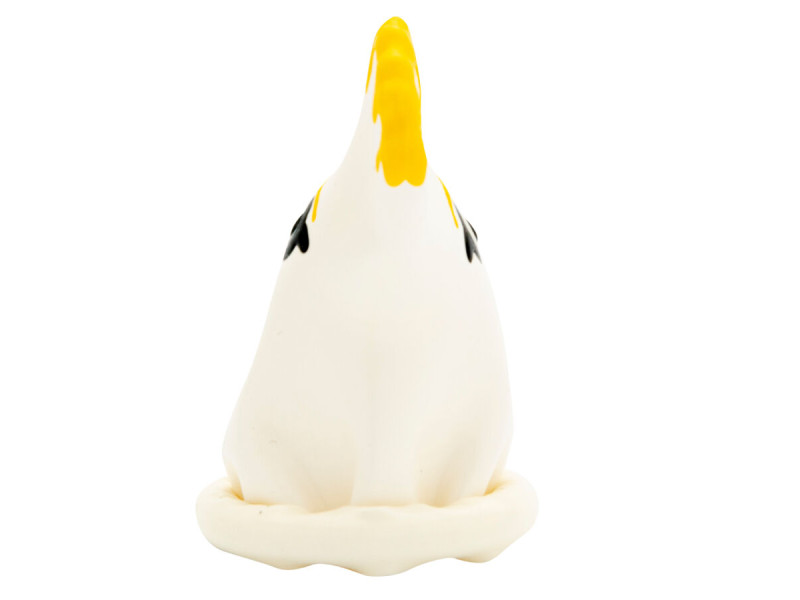 CONDOMERIE - HANDPAINTED NOVELTY CONDOMS PARROT WHITE