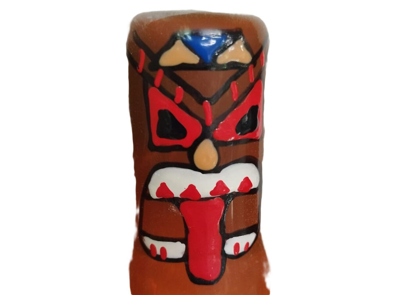 CONDOMERIE - HANDPAINTED NOVELTY CONDOMS TIKI TOTEM-01