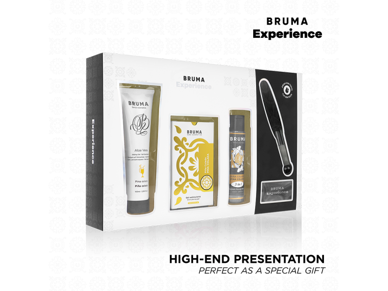 BRUMA XPERIENCE - SWEET PINA COLADA TEMPTATION PACK WITH ORGASM ENHANCER
