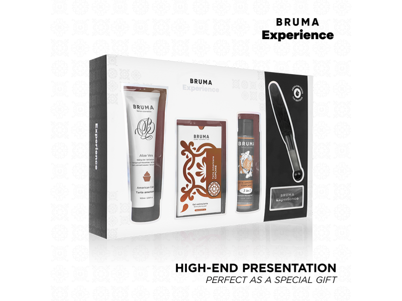 BRUMA XPERIENCE - SWEET AMERICAN TART TEMPTATION KIT WITH ORGASM ENHANCER