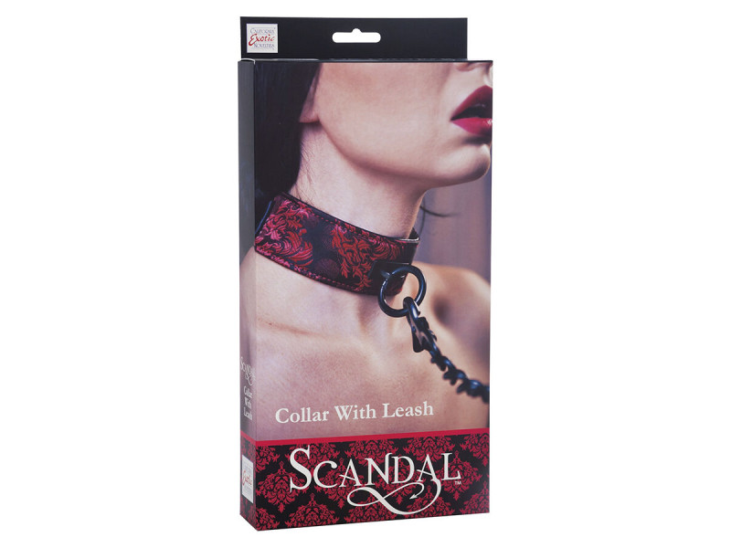 CALEXOTICS - SCANDAL NECKLACE WITH BLACK STRAP