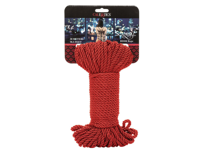 CALEXOTICS - SCANDAL RED BDSM ROPE 30 M