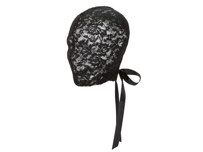 CALEXOTICS - SCANDAL BLACK LACE BALALAVA WITH BOW