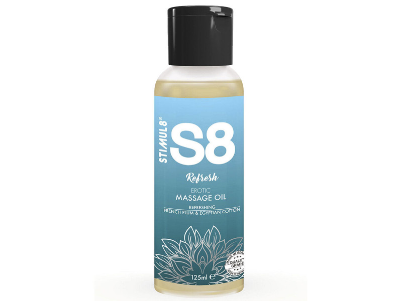 STIMUL8 - S8 REFRESH COTTON MASSAGE OIL 125 ML