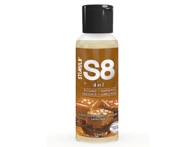 STIMUL8 - S8 4 IN 1 CHOCOLATE AND SALTED CARAMEL DESSERT LUBRICANT 125 ML