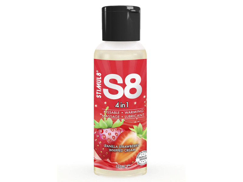 STIMUL8 - S8 4 IN 1 STRAWBERRY DESSERT LUBRICANT 125 ML