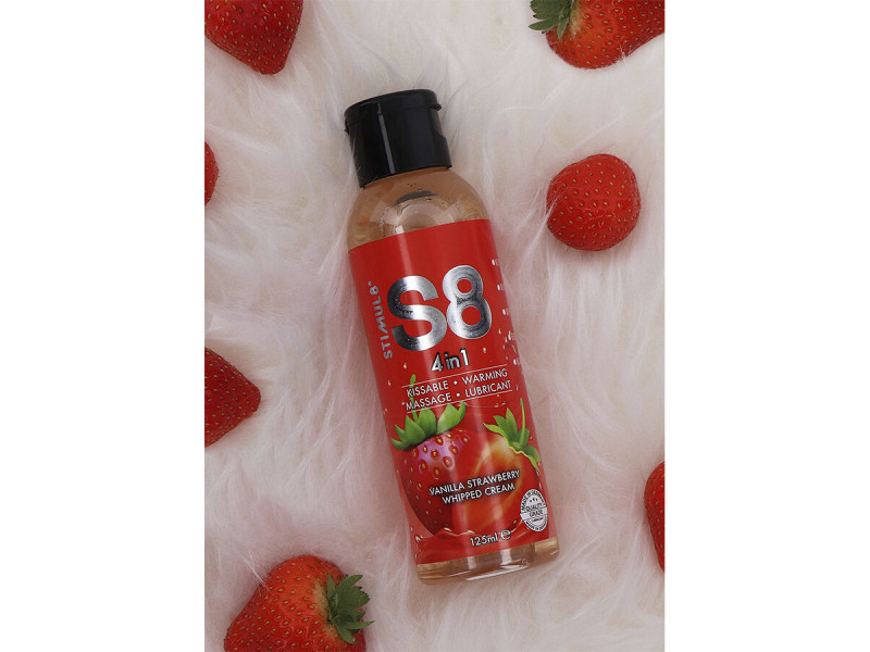 STIMUL8 - S8 4 IN 1 STRAWBERRY DESSERT LUBRICANT 125 ML