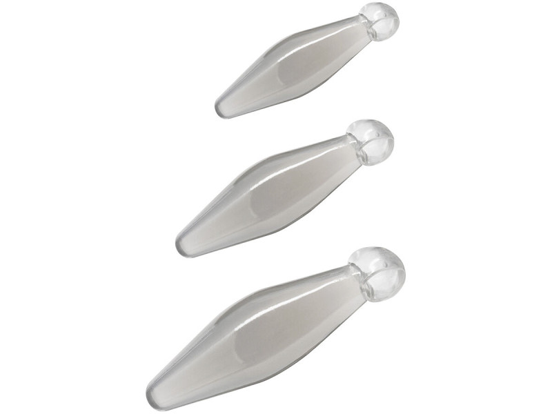 TOYJOY - ANAL PLAY 3-PIECE TRANSPARENT FINGER RIMMER