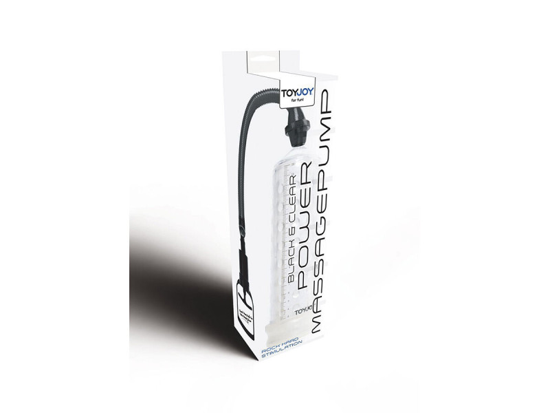 TOYJOY - POWERFUL MASSAGE PUMP WITH TRANSPARENT SLEEVE