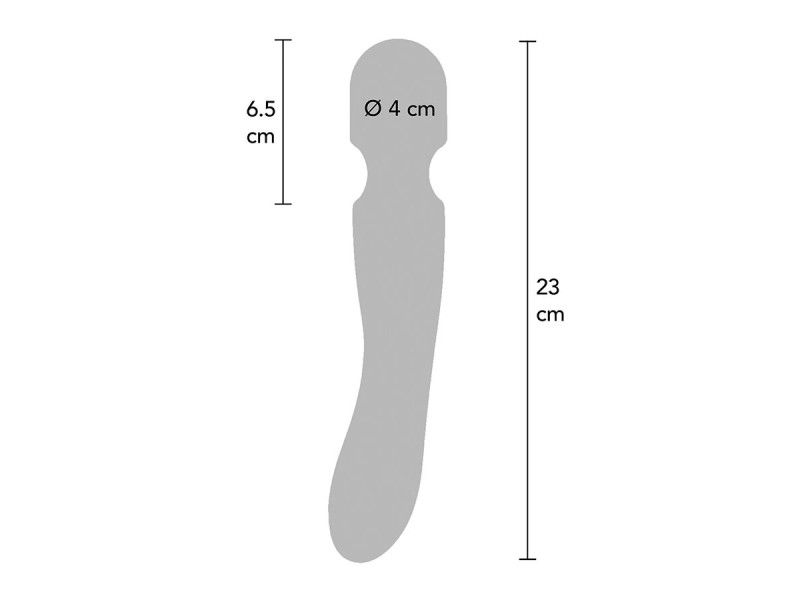 TOYJOY - LIGHT ZENITH WAND MASSAGER BLACK