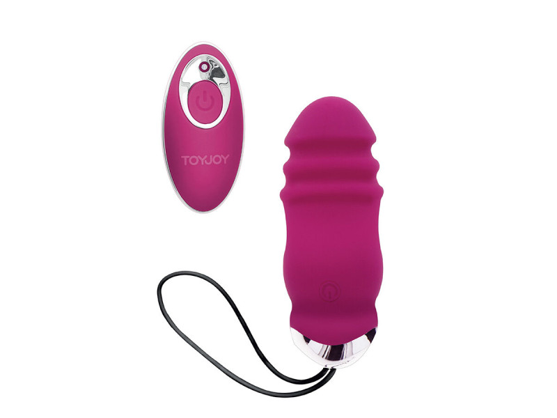 TOYJOY - HAPPINESS SUNN SIDE UP AND DOWN VIBRATOR REMOTE CONTROL FUCHSIA