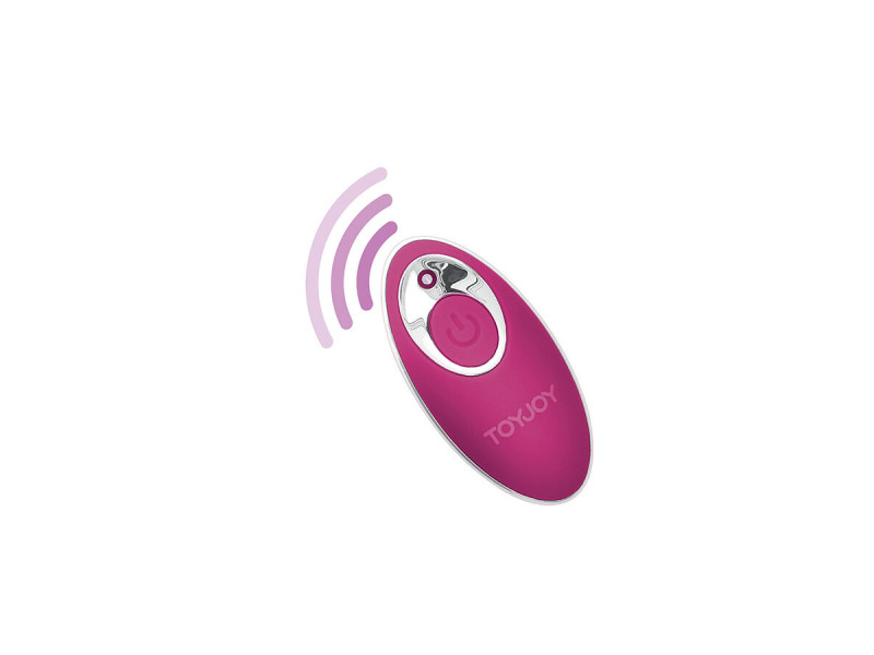 TOYJOY - HAPPINESS SUNN SIDE UP AND DOWN VIBRATOR REMOTE CONTROL FUCHSIA
