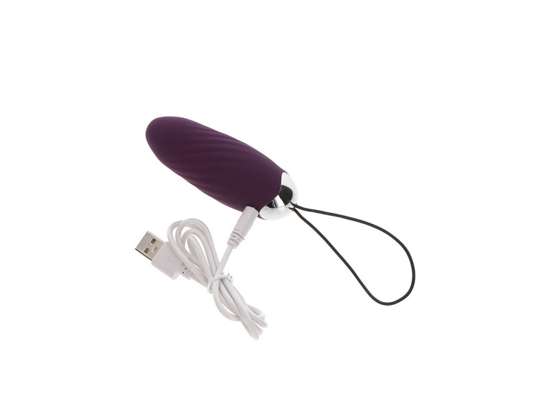 TOYJOY - HAPPINESS KNOCK KNOCK EGGSTAVAGANT VIBRATOR WITH REMOTE CONTROL PURPLE