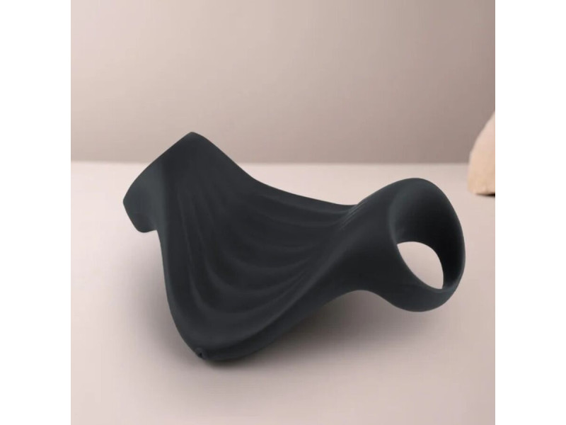 ROCKS- OFF - PALM BLACK FLEXIBLE VIBRATOR MASTURBATOR