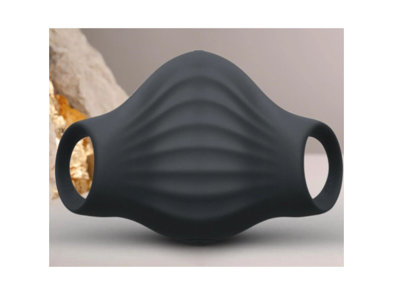 ROCKS- OFF - PALM BLACK FLEXIBLE VIBRATOR MASTURBATOR