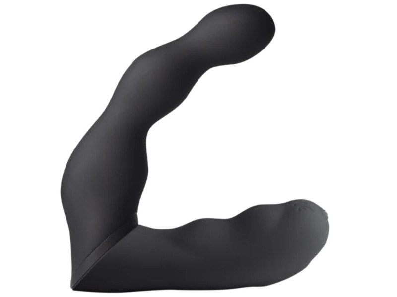 ROCKS-OFF - BLACK PROSTATE AND ANAL VIBRATOR ADAPTER