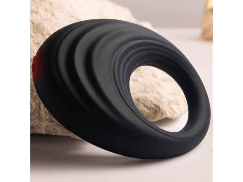 ROCKS-OFF - SPIRE BLACK VIBRATING PENIS RING