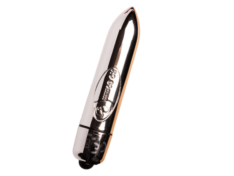 ROCKS-OFF - RO-80 CHROME VIBRATING BULLET SILVER