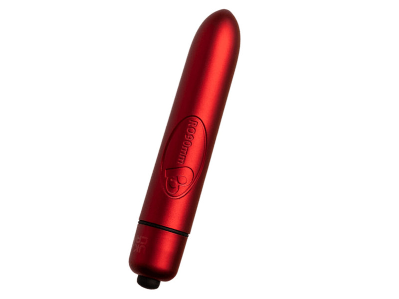 ROCKS-OFF - RO-90 SCARLET VELVET VIBRATING BULLET RED