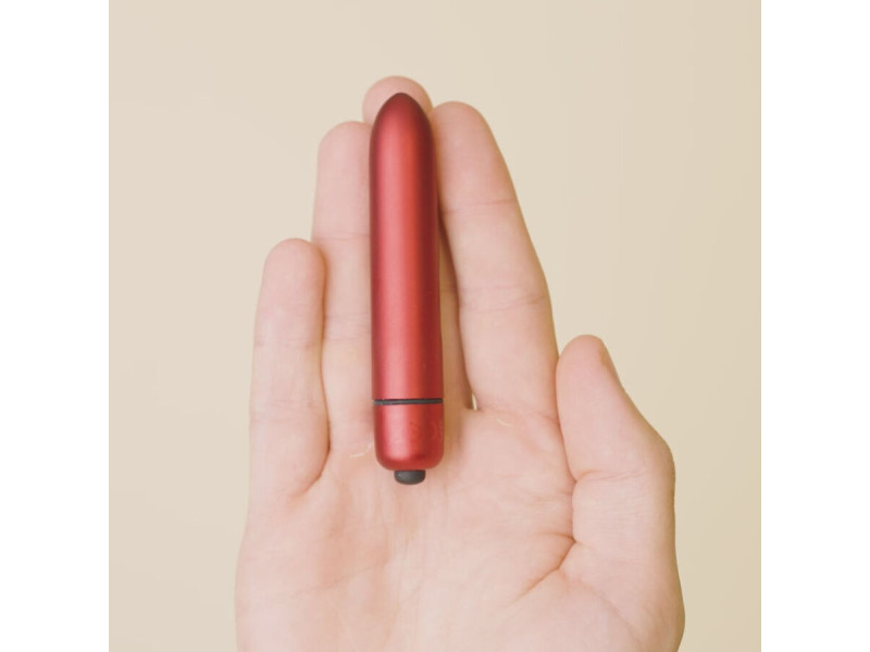 ROCKS-OFF - RO-90 SCARLET VELVET VIBRATING BULLET RED
