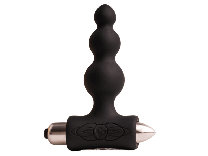 ROCKS- OFF - PETITE SENSATIONS BUBBLES ANAL PLUG VIBRATOR BLACK