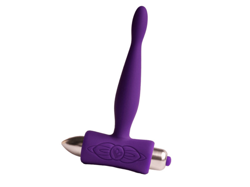 ROCKS- OFF - PETITE SENSATIONS TEAZER ANAL PLUG VIBRATOR PURPLE