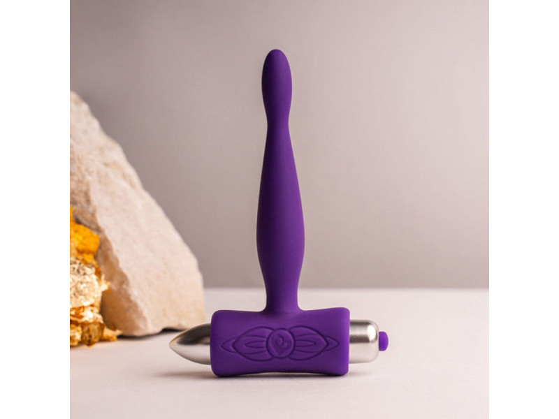 ROCKS- OFF - PETITE SENSATIONS TEAZER ANAL PLUG VIBRATOR PURPLE