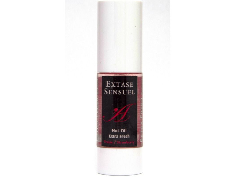 EXTASE SENSUAL - MASSAGE OIL WITH EXTRA FRESH STRAWBERRY EFFECT 30 ML