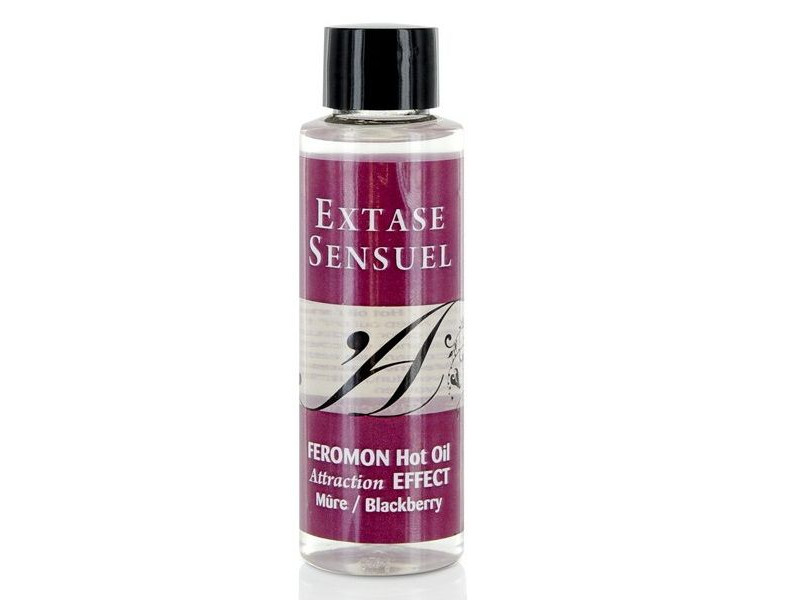 EXTASE SENSUAL - HEATING EFFECT MASSAGE OIL WITH BLACKBERRY PHEROMONES 100 ML