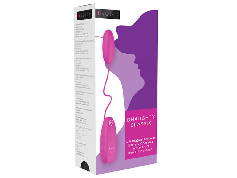 B SWISH - BNAUGHTY CLASSIC VIBRATING BULLET CERISE