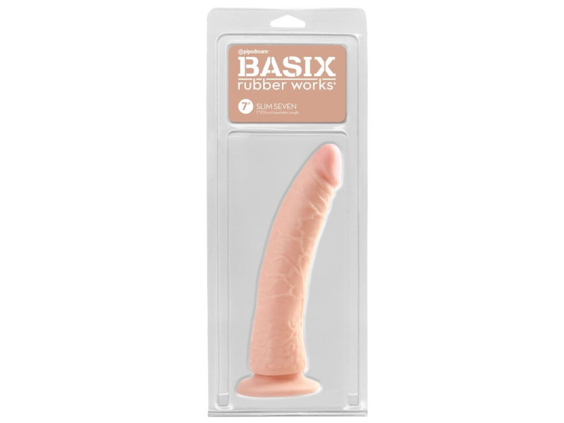 BASIX - JELLY PENIS SLIM 19 CM NATURAL