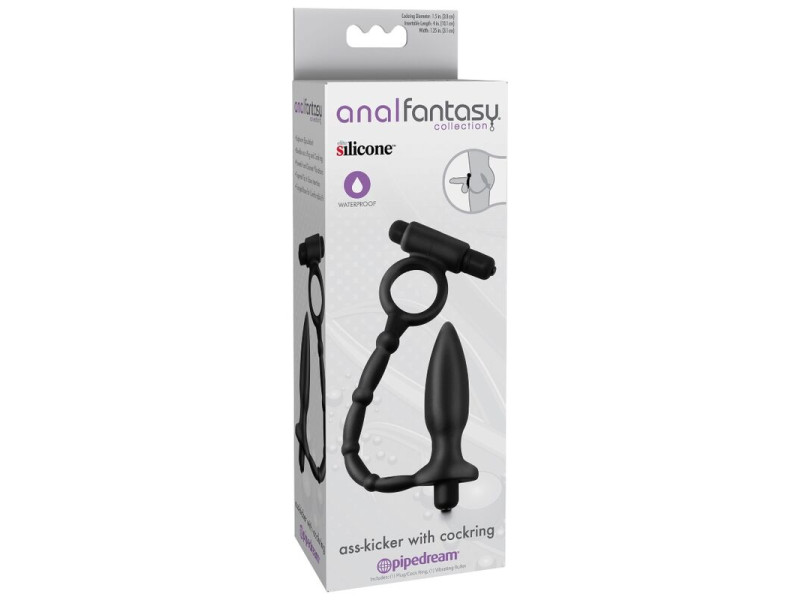 ANAL FANTASY - MINI ANAL STIMULATOR WITH RING AND VIBRATING BULLET