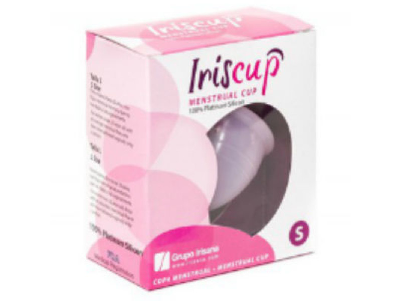 IRISCUP - SMALL PINK MONTH CUP A + FREE STERILIZER BAG