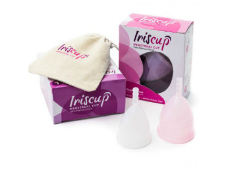 IRISCUP - SMALL PINK MONTH CUP A + FREE STERILIZER BAG