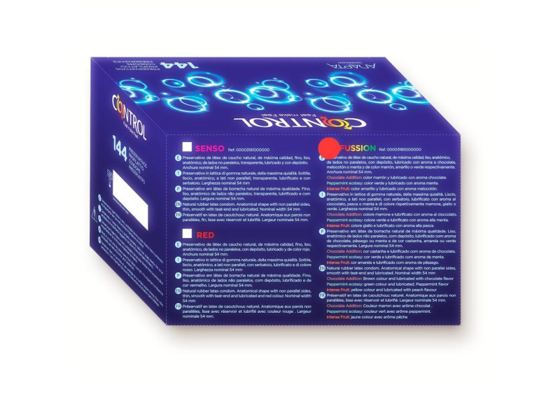 CONTROL - ADAPTA FUSSION CONDOMS 144 UNITS