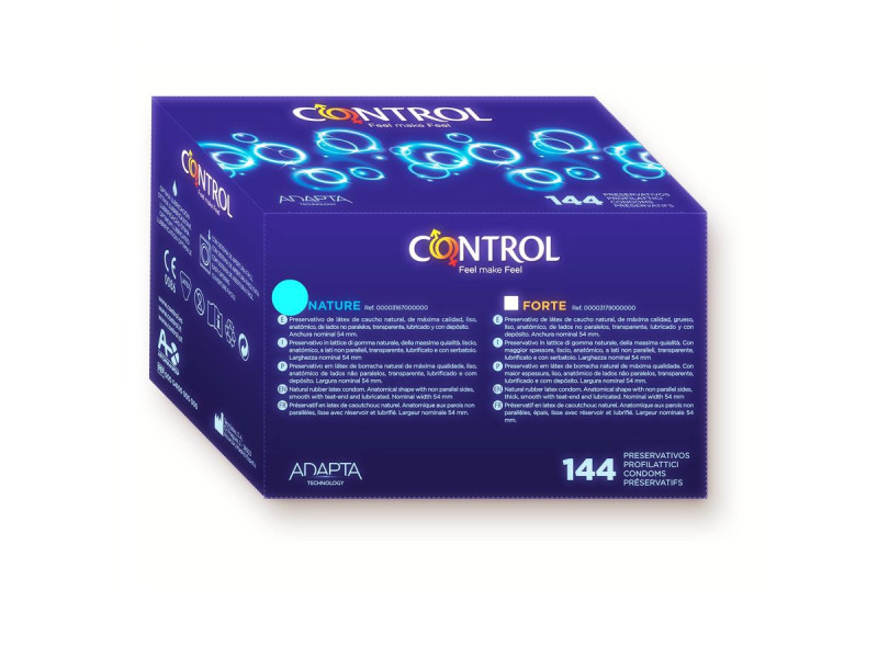 CONTROL - ADAPTA NATURE CONDOMS 144 UNITS