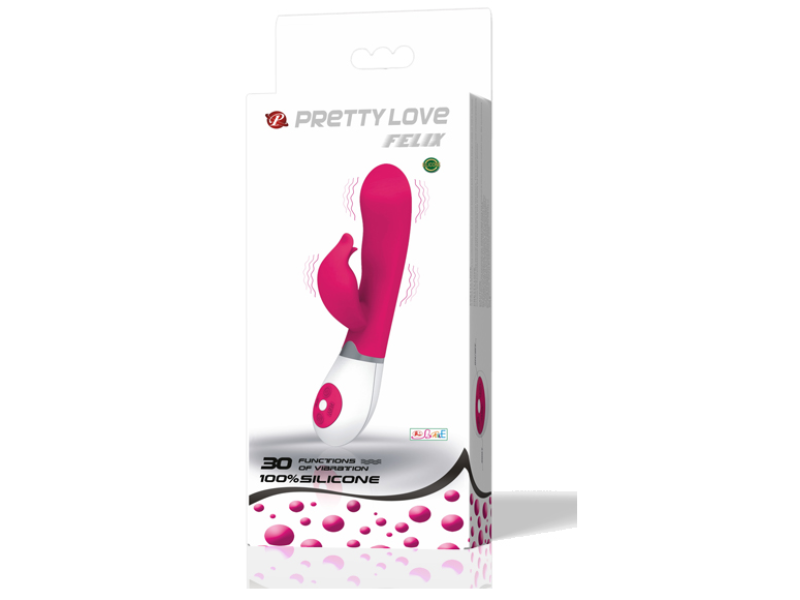 PRETTY LOVE - FLIRTATION VIBRATOR WITH FELIX STIMULATOR