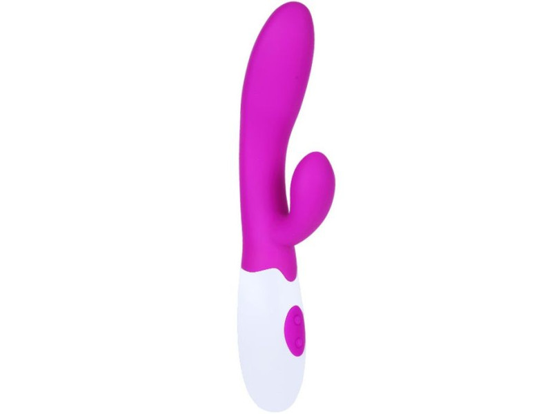 PRETTY LOVE - FLIRTATION ALVIS VIBRATOR WITH CLITORIS STIMULATOR