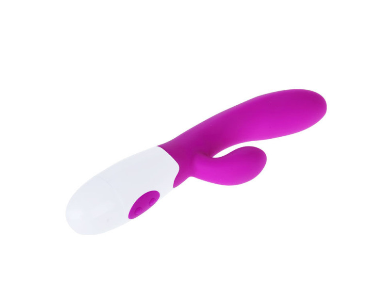 PRETTY LOVE - FLIRTATION ALVIS VIBRATOR WITH CLITORIS STIMULATOR