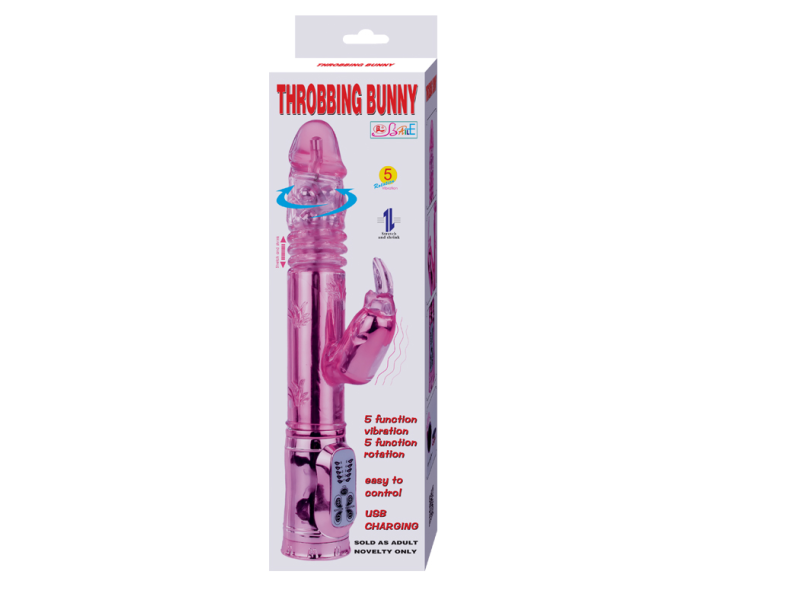 BAILE - THROBBING BUNNY PINK RAMPANT ROTATOR