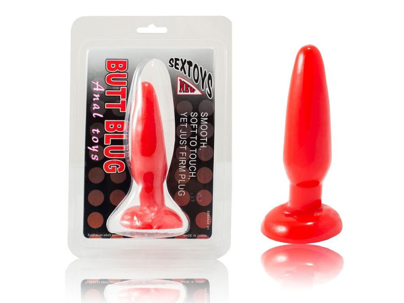 BAILE - SMALL RED ANAL PLUG 15 CM