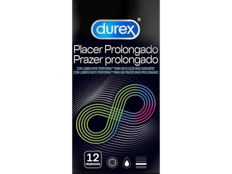 DUREX - PLEASURE PROLONGED DELAYED 12 UNITS