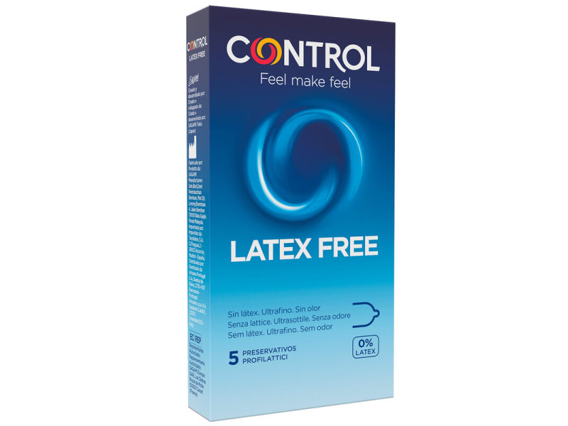 CONTROL - FREE SIN LATEX CONDOMS 5 UNITS