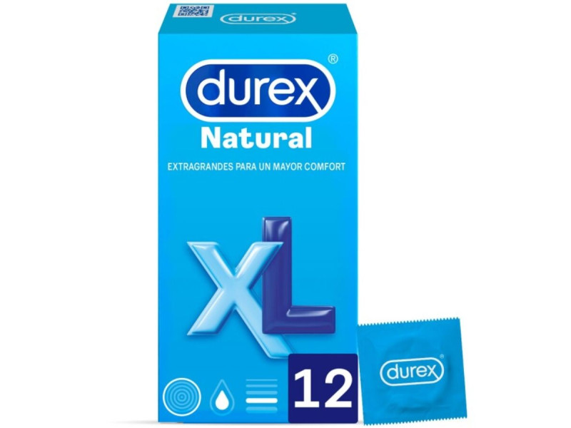 DUREX - NATURAL XL 12 UNITS